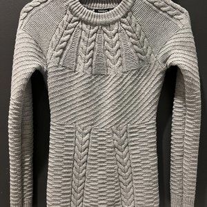 Long Sleeve Cable Knit Sweater